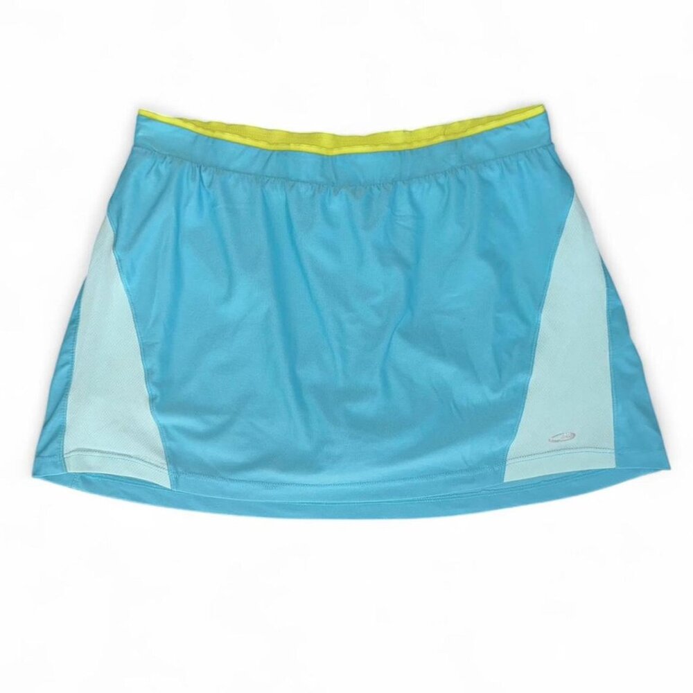 Champion Blue Two-Toned Short Mini Athletic Tennis Skirt Skort Youth Size XL